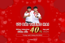 ƯU ĐÃI THÁNG HAI - MỪNG VALENTINE