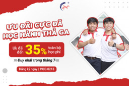 Ưu đãi cực đã - Học hành thả ga