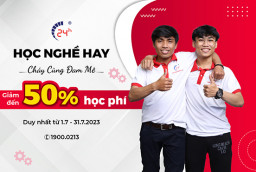 Học nghề hay - Cháy cùng đam mê - Giảm đến 50% học phí