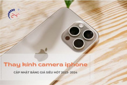 Thay kính camera iPhone CHẤT LƯỢNG giá RẺ tại TP.HCM