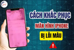 Màn hình iPhone bị lỗi màu: 5+ Cách xử lý cực HIỆU QUẢ
