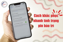 Tình trạng pin bảo trì trên iPhone là gì? Cách KHẮC PHỤC nhanh