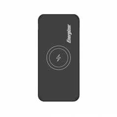 Sạc dự phòng Energizer tích hợp sạc không dây 10.000mAh/3.7V Li-Polymer QE10007BK