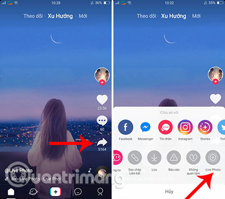 đặt video làm hình nền iphone