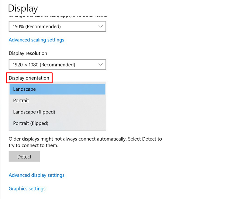 xoay màn hình windows 11 