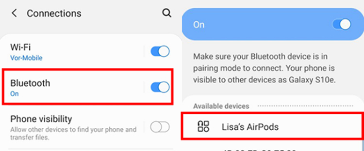 Samsung có sử dụng được AirPods không