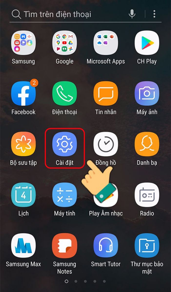 cài đặt phím Home ảo trên Samsung