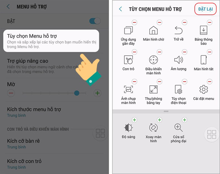 cài đặt phím Home ảo trên Samsung