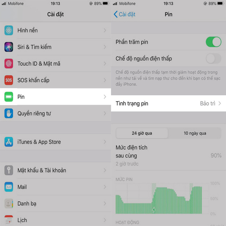  pin iPhone chỉ sạc đến 80%