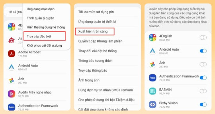 chặn quảng cáo tự bật lên trên Samsung