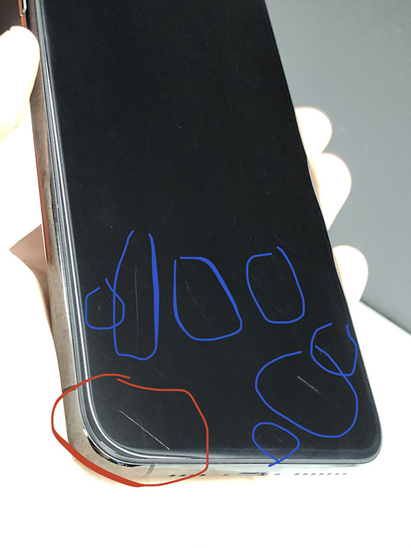 màn hình iphone 11 bị xước