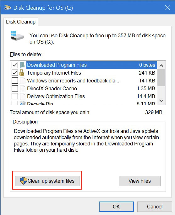 Cách xóa Windows old