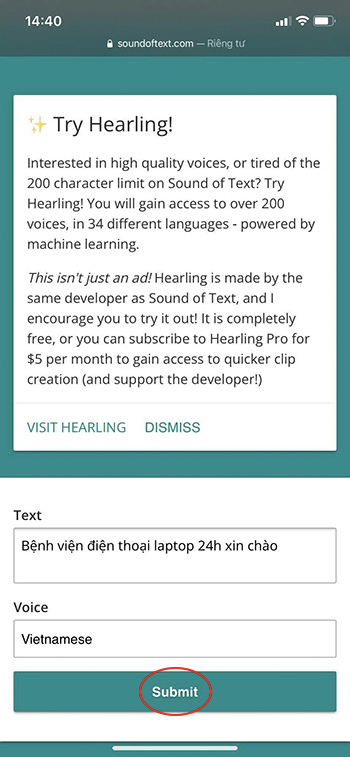 Tải giọng chị Google