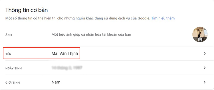 cách đổi tên trên google meet