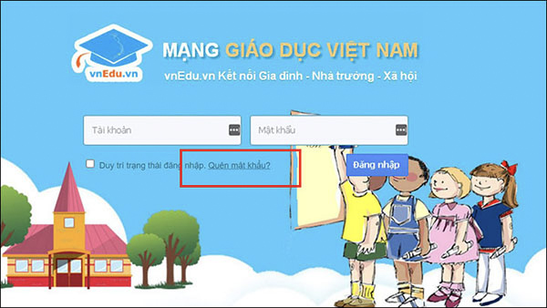 Loi khong dang nhap khi dung so lien lac dien tu vnEdu
