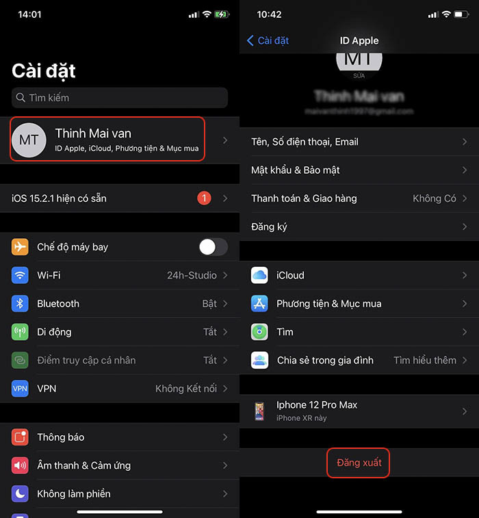 lấy lại mật khẩu icloud