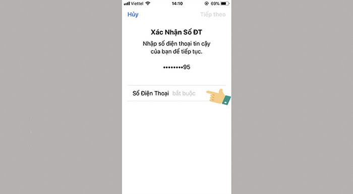 lấy lại mật khẩu icloud