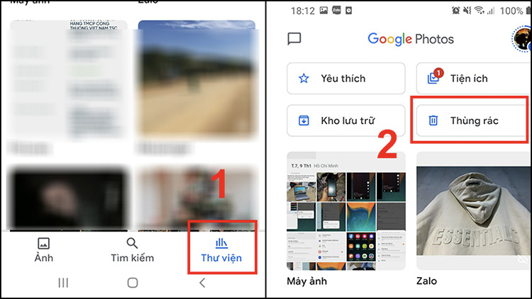 cách khôi phục ảnh đã xóa trên Android