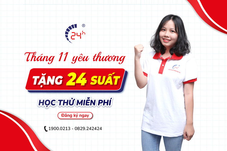 Nhập học cuối tháng - Ưu đãi rộn ràng