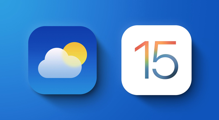 kiểm tra lượng mưa trên iPhone