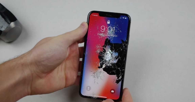 Dau hieu nen thay man hinh iphone x