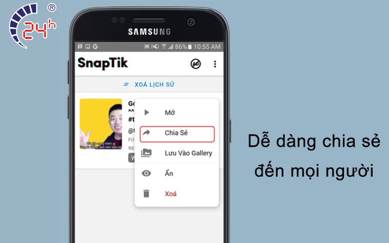 Tải video TikTok không logo trên iPhone