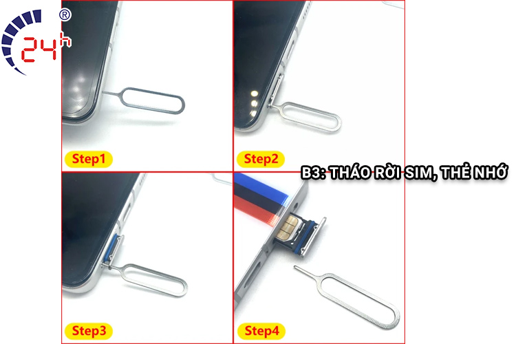 Tháo sim điện thoại