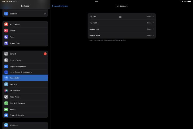 Hướng dẫn thiết lập Hot Corners trên iPad cực chi tiết