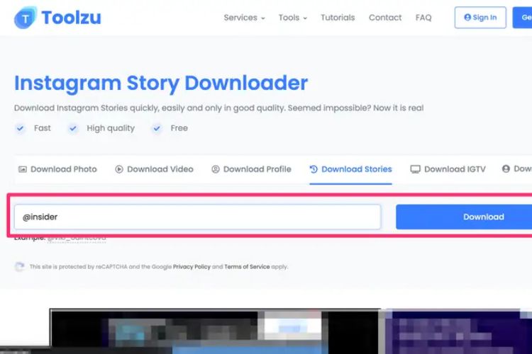 cách tải story trên instagram
