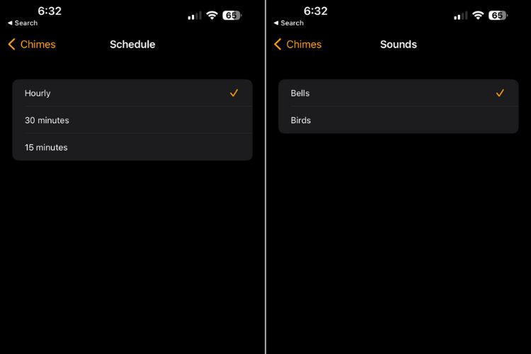 cách bật taptic chimes