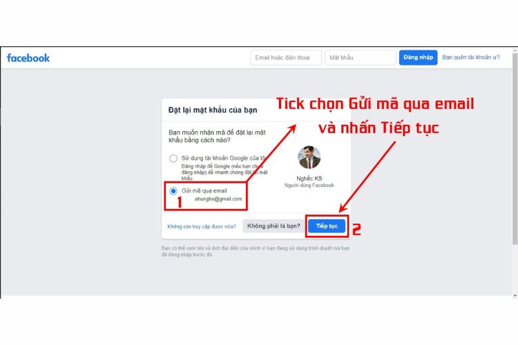 cách lấy lại tài khoản facebook