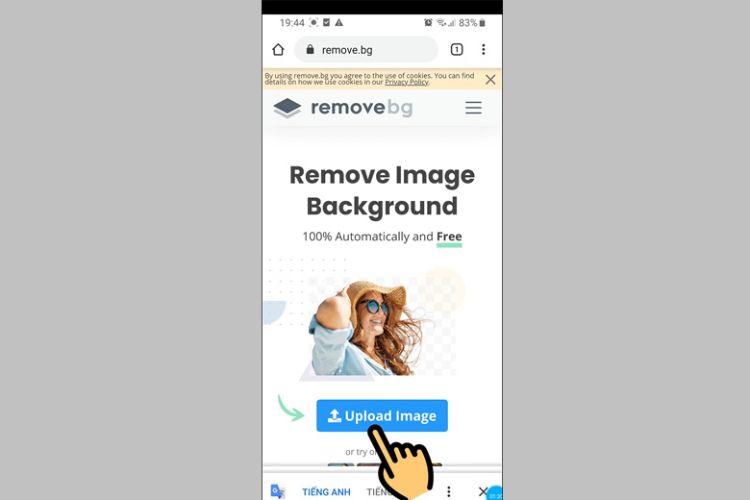 cách làm avatar trong suốt trên tiktok