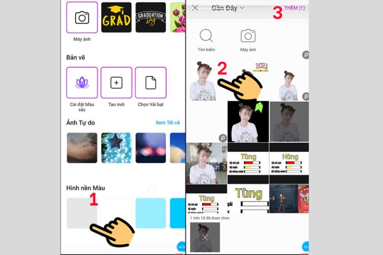 cách làm avatar trong suốt trên tiktok