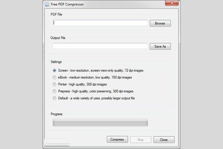 cách giảm dung lượng pdf