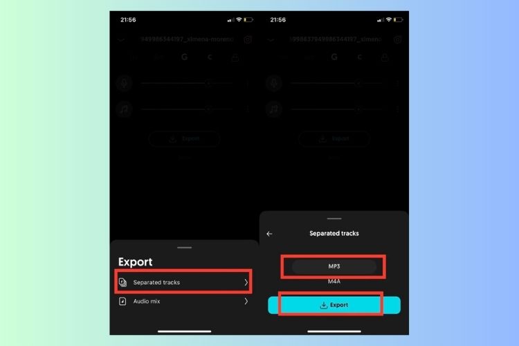 app tách lời khỏi nhạc online bước 7