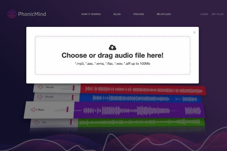 app tách nhạc và lời trên điện thoại bước 2