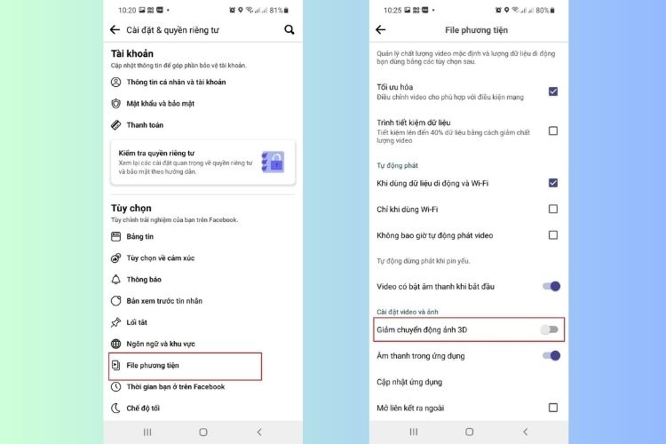đăng story không bị mờ