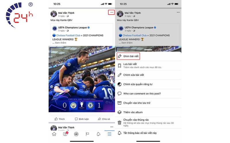 Cách ghim nhiều bài viết trên Facebook