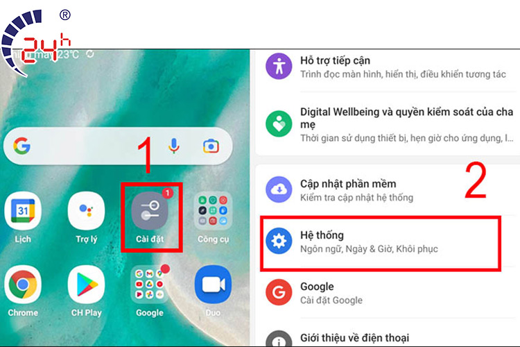 Chuyen va them ban phim Gboard de lay lai ban phim Android