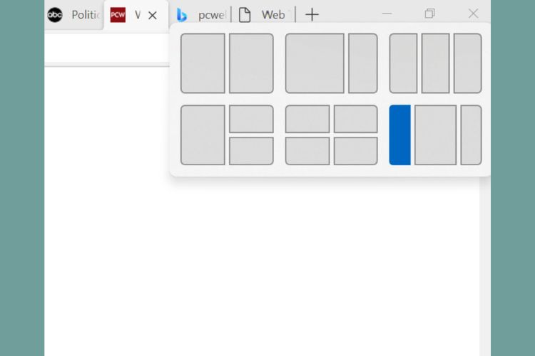 Tính năng Snap Layouts trên Windows 11