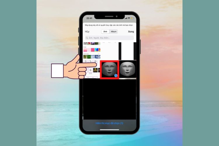  Click vào File ảnh mặt Scan
