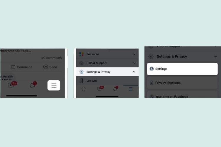 Cách thoát messenger trên iPhone bằng ứng dụng Facebook