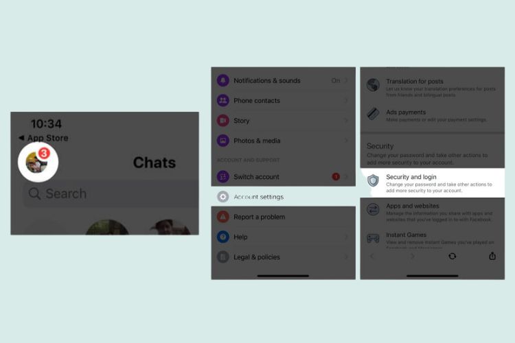 Cách đăng xuất khỏi ứng dụng Messenger