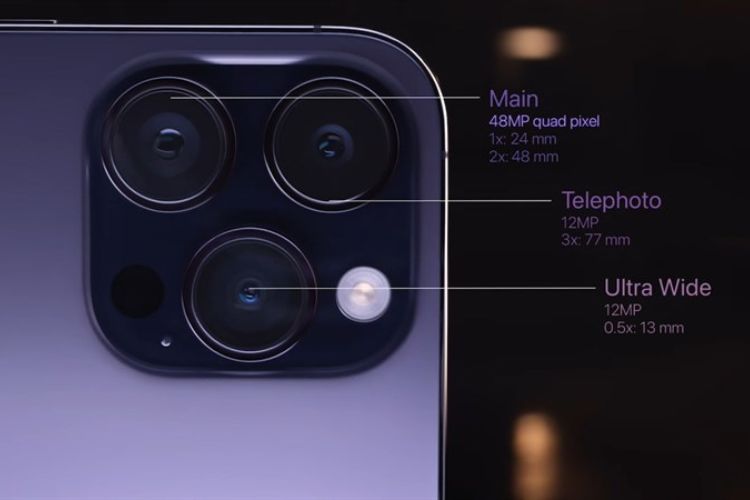 Thông số cameraa của iPhone 14 Pro