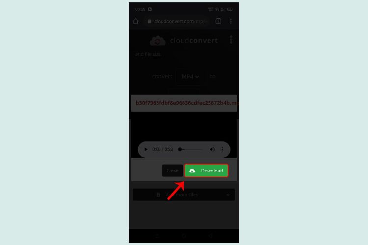 Đợi quá trình tải hoàn tất, chọn Download