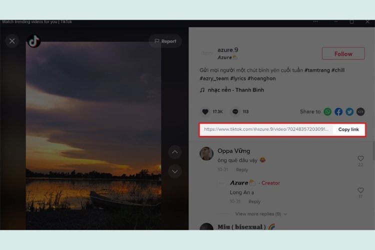 Hướng dẫn tải nhạc từ video TikTok về máy tính