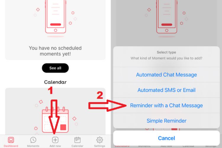 hẹn giờ gửi tin nhắn trên iPhone