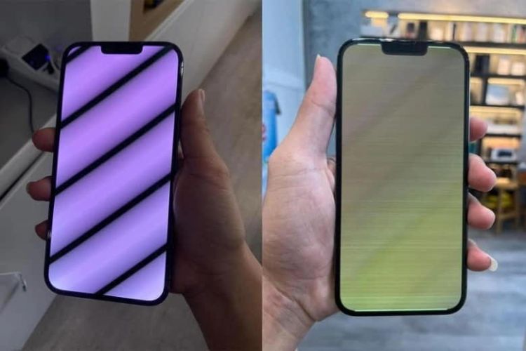 các kiểu lỗi màn hình IPhone 13 Pro Max đổ sọc 