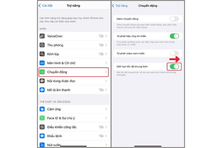 điều chỉnh tần số quét màn hình