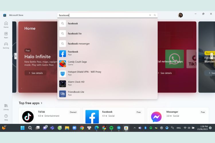 tải facebook về máy tính